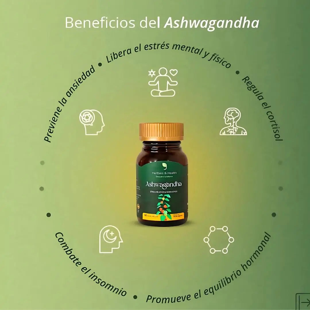 ASHWAGANDHA "Regálate calma. Regálate bienestar"