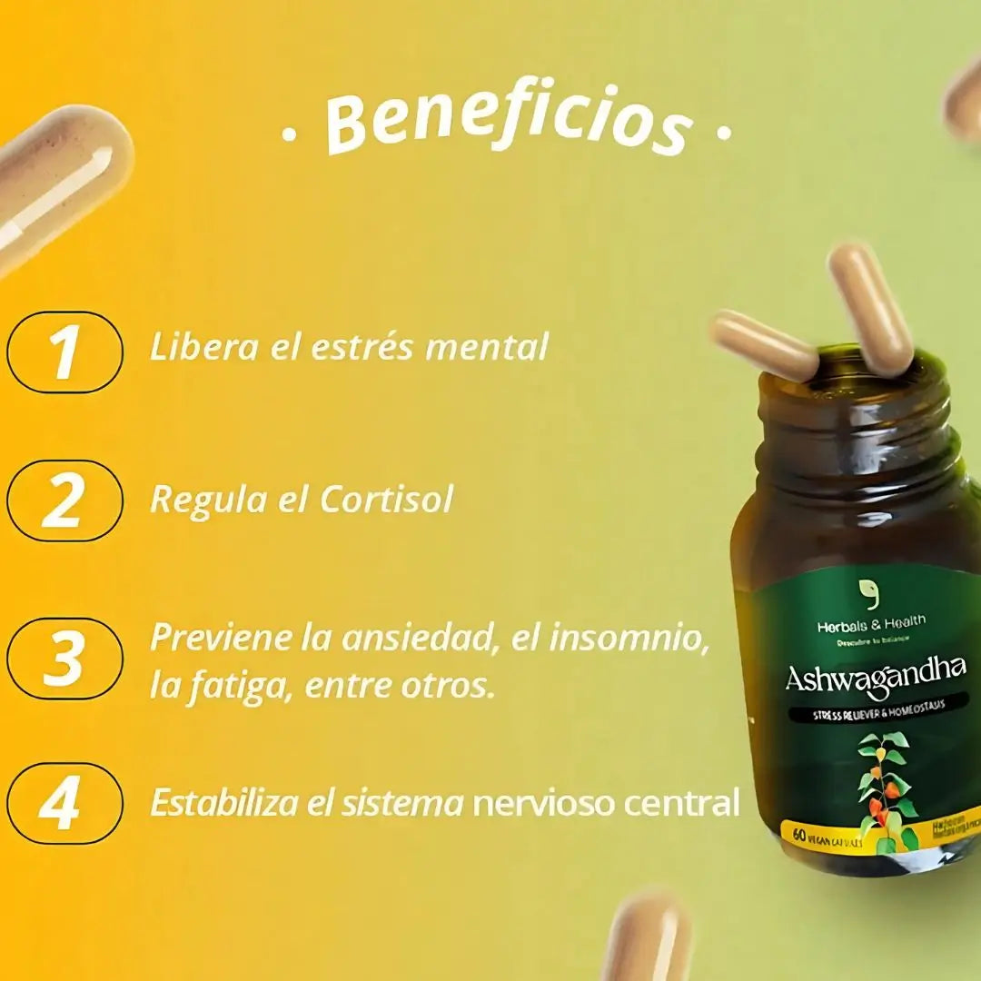ASHWAGANDHA "Regálate calma. Regálate bienestar"